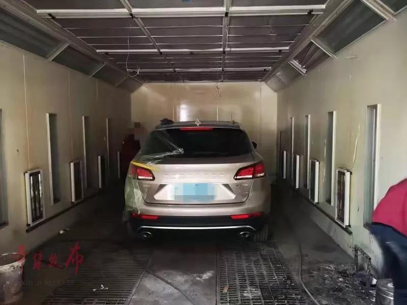 噴漆房廢氣收集處理設(shè)施未開啟，拘留并罰款！